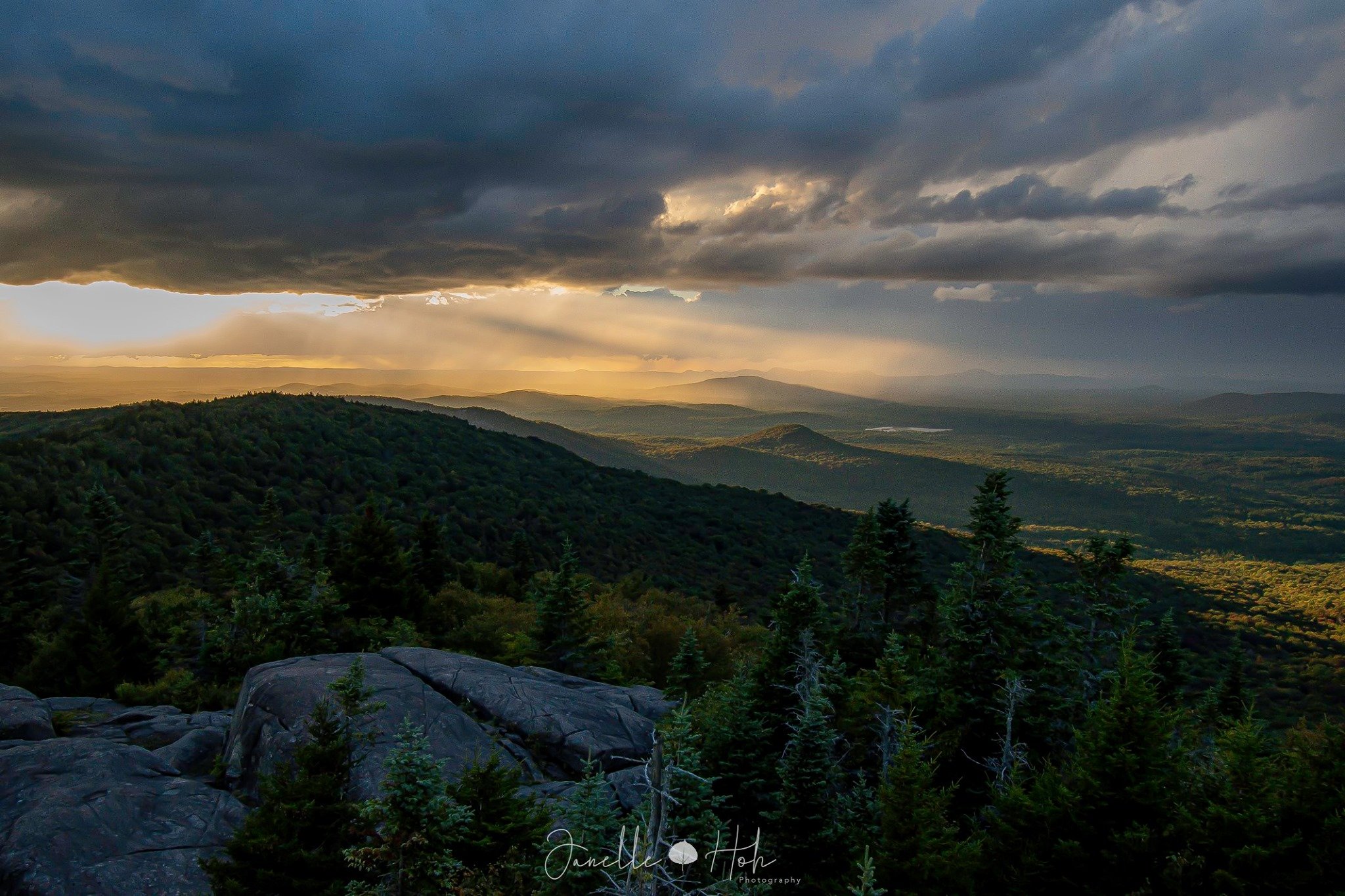 Janelle photo - clouds moving in