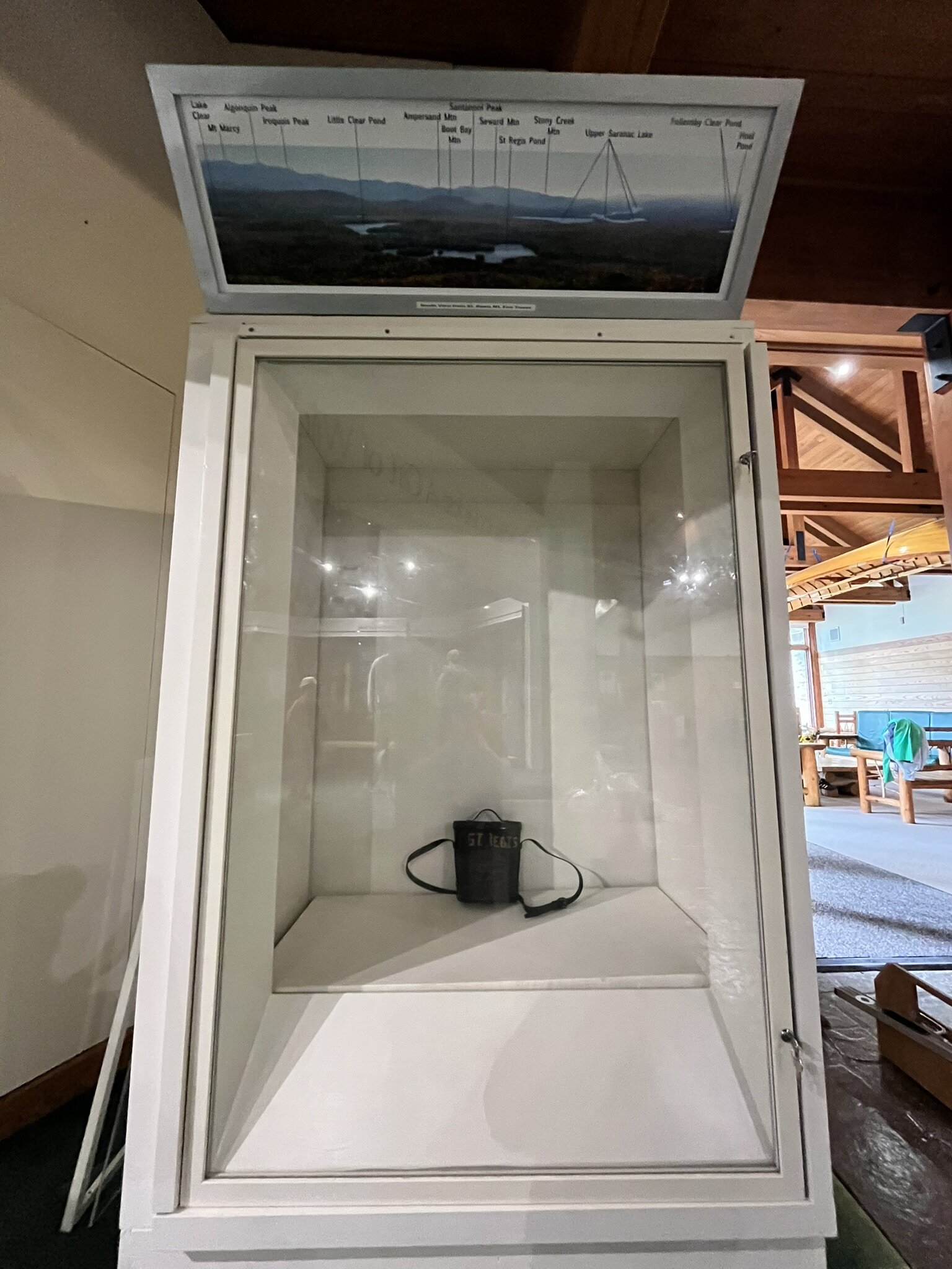 Panel installed on case