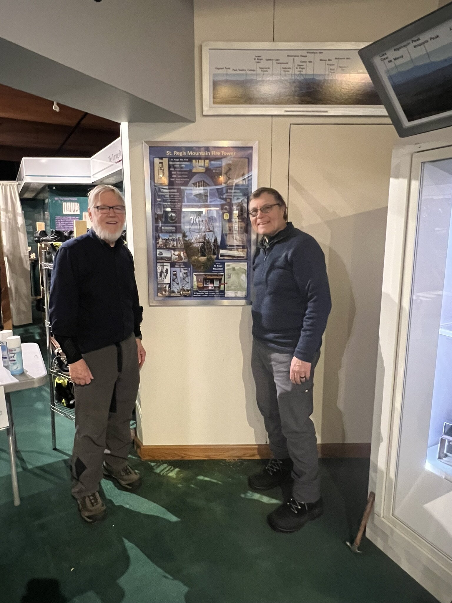 Jack and Doug after putting up new poster. 2.18.2026