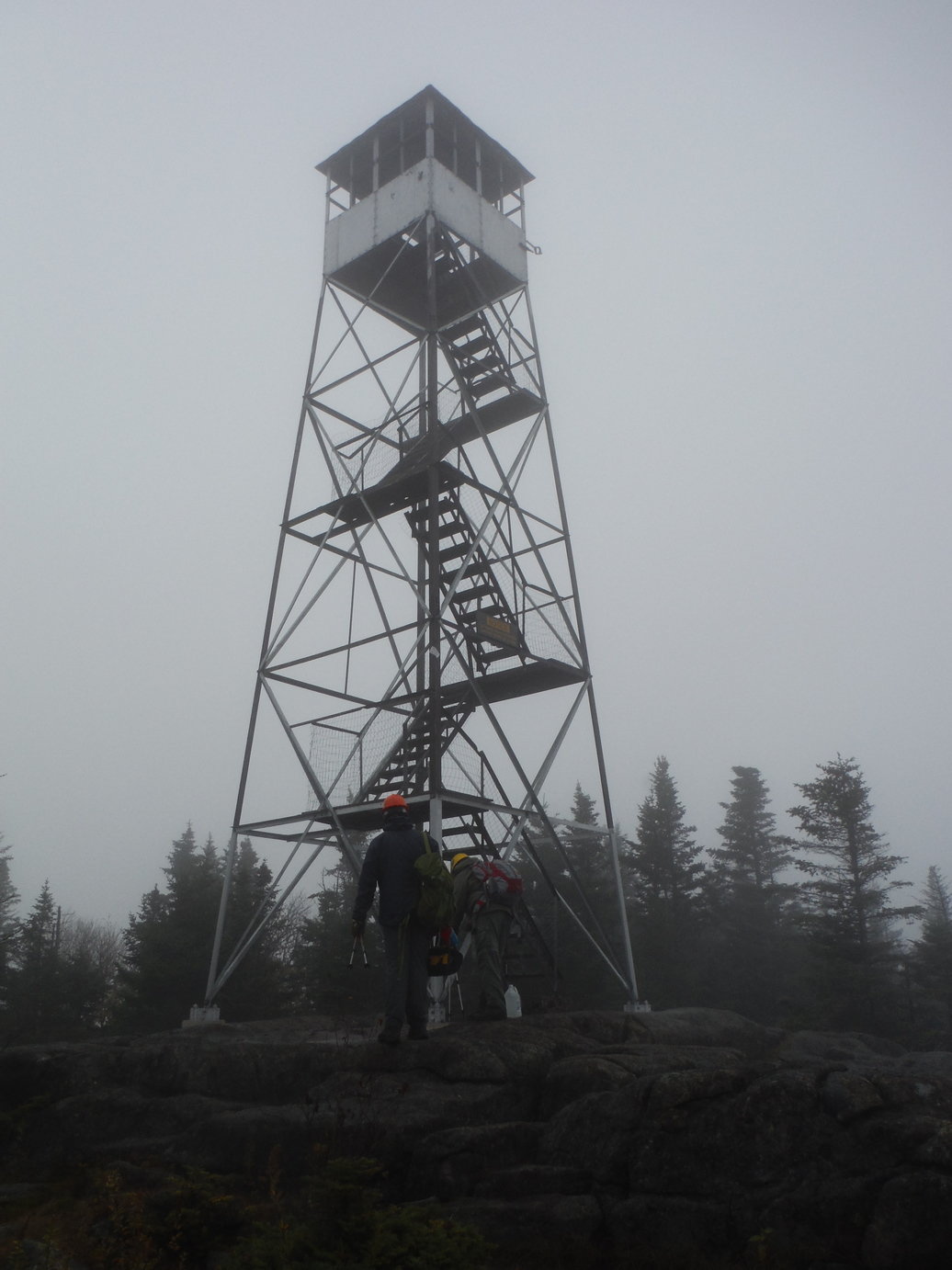 John reaching the top.